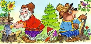 Мужик и медведь