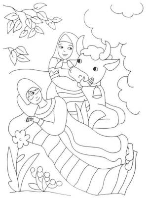 Раскраски Крошечка-Хаврошечка