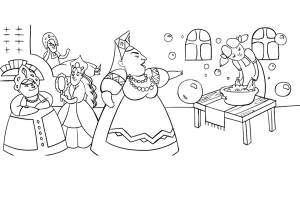 Раскраска Крошечка Хаврошечка