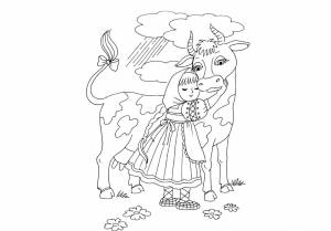 Хаврошечка раскраска