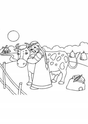 Хаврошечка раскраска