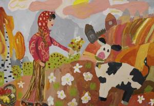 Крошечка хаврошечка раскраска