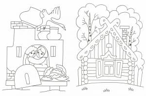 сказки-раскраски