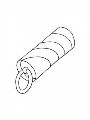 Раскраска Хлопушка  для девочек