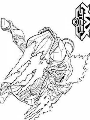 Раскраски Макс Стил