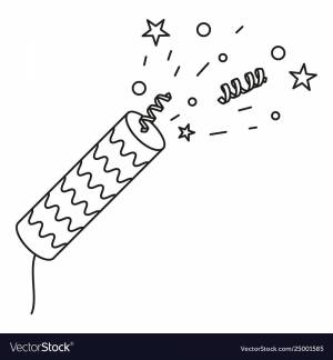 Раскраски Хлопушка для детей