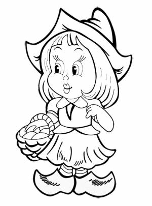 Раскраски Красная шапочка  и  онлайн