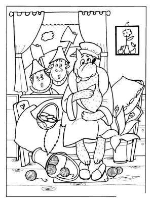 Раскраски Красная шапочка