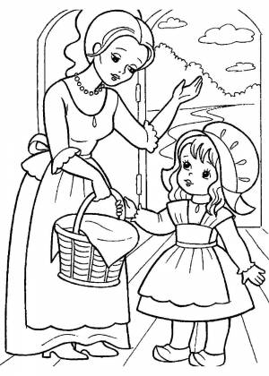 Раскраски по сказкам Шарля Перро