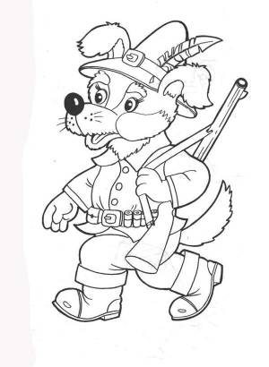 Раскраска Красная Шапочка