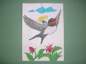 Рисунок к сказке amp;Дюймовочкаamp;