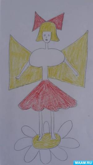 Мастер-класс по рисованию «Дюймовочка»