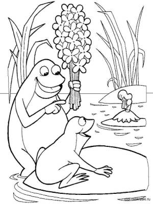 Раскраска Дюймовочки