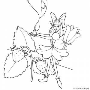 Раскраски по сказке андерсена дюймовочка