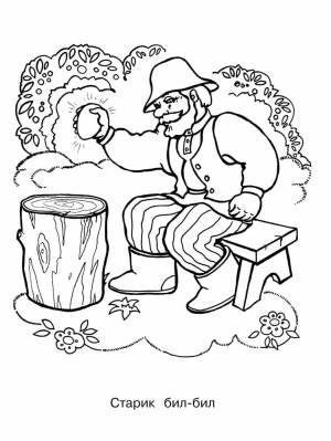 Раскраска Курочка Ряба 16