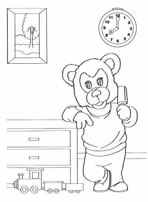 Раскраска Спокойной Ночи Малыши