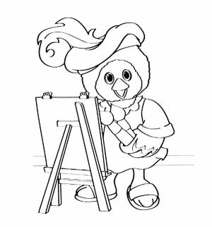 Раскраска Спокойной Ночи Малыши