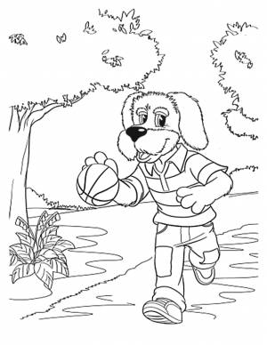 Раскраска персонажей спокойной ночи малыши