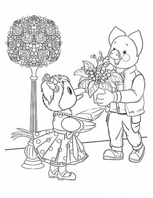 Раскраска Спокойной ночи малыши