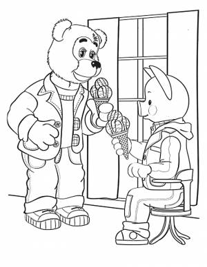 Раскраска Спокойной ночи малыши