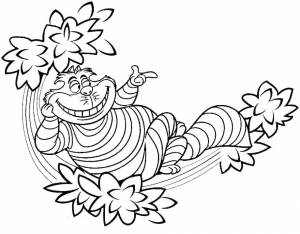 Раскраска Алиса в стране чудес 27