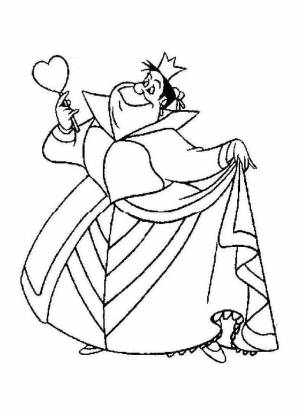 Раскраска Алиса в стране чудес 36