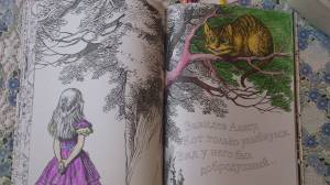 Книга-раскраска *Алиса в стране чудес*