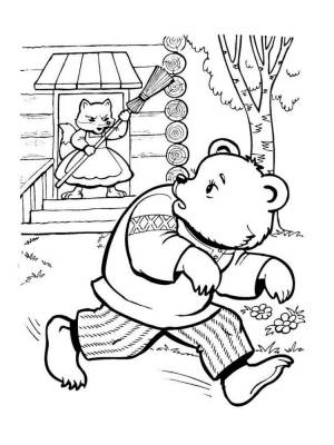 Раскраски Заюшкина избушка