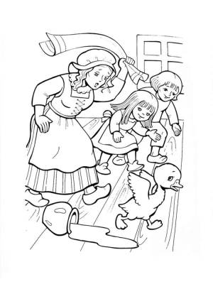 Раскраски Гадкий утенок