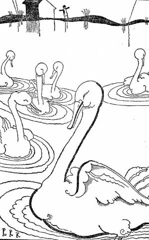 Раскраска Гадкий Утенок