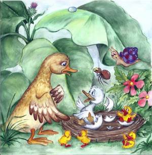 Гадкий утёнок Иллюстрация Kasanna