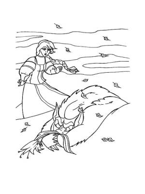 Раскраски Аленький цветочек