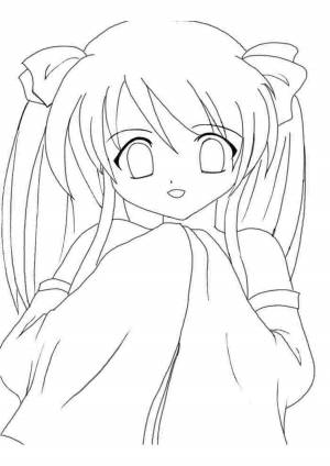 Раскраска аниме