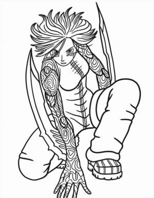 Раскраска Аниме