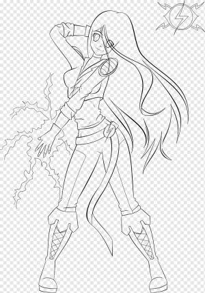 Книжка-раскраска Рисунок Аниме Манга Line art, Аниме, белый, ребенок, рука png