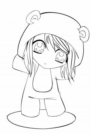 Раскраски Аниме легкие