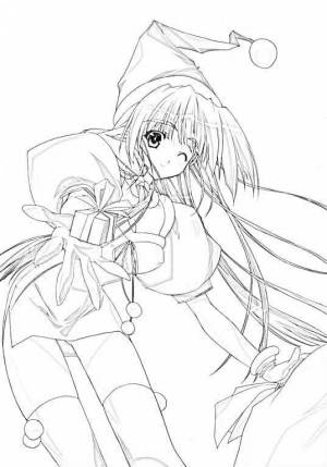 Раскраски аниме пиксельные