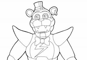 Раскраски Аниматроники фнаф 9