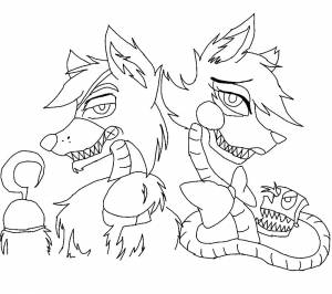 Раскраска Фокси