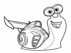 Раскрашиваем раскраски Турбо с нашими маленькими художниками