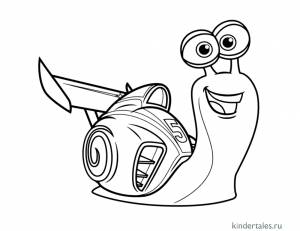 Турбо» раскраска для детей