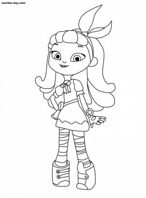 Раскраска сказочный патруль алиса