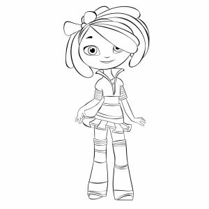 Раскраска сказочный патруль алиса