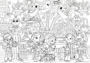 Раскраски Алиса сказочный патруль