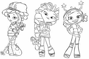 Раскраски сказочный патруль зайчик