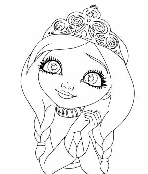 Раскраска аленка