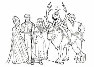 Раскраски Холодное сердце