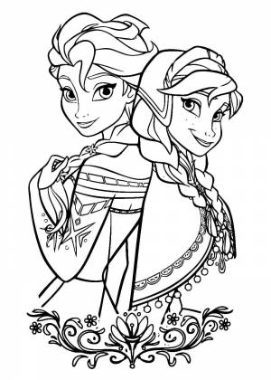 Раскраски Холодное сердце