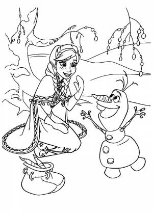 Раскраски Холодное сердце