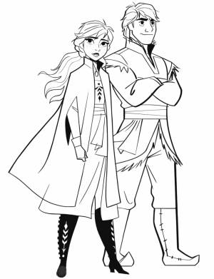 Анна и Кристофф Холодное сердце 2